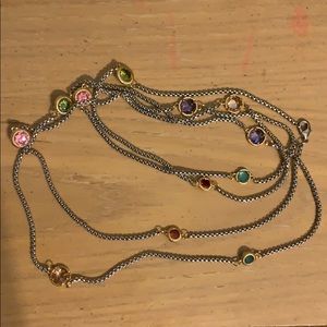 Rainbow Gem Necklace